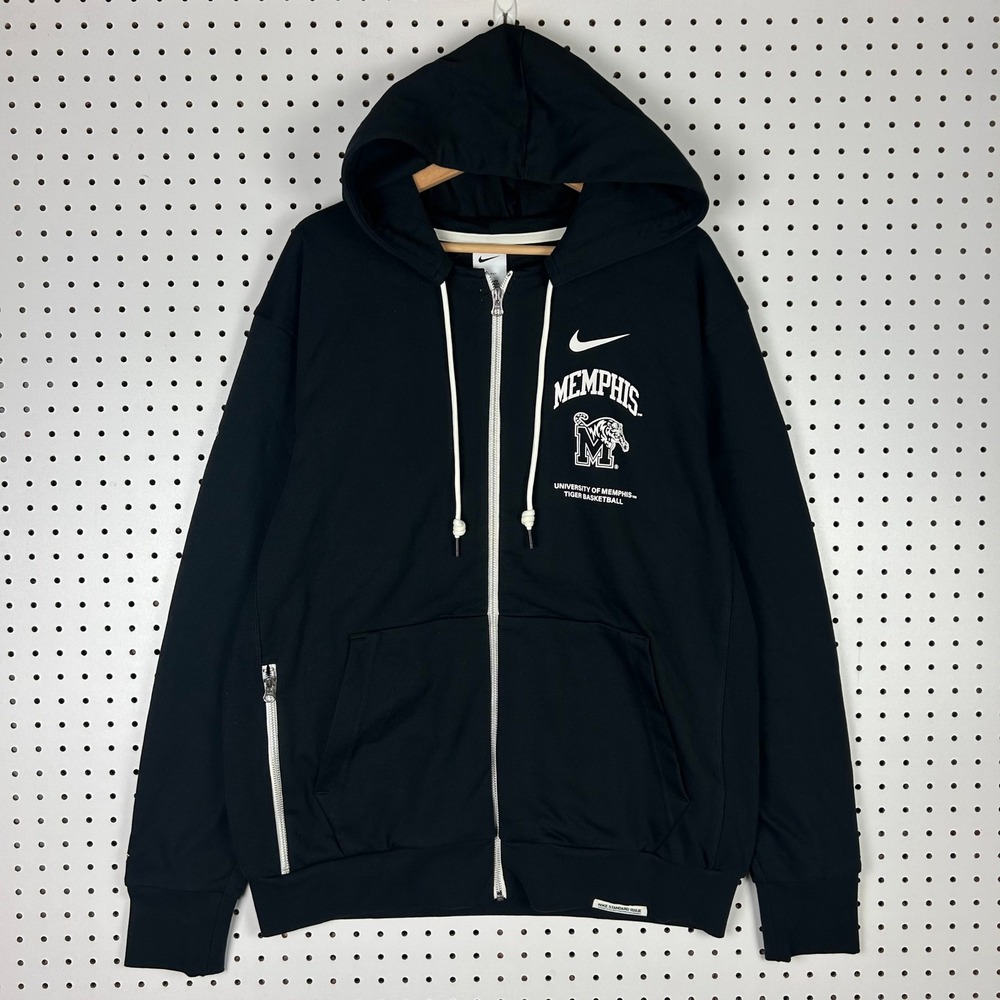 Nike 1 Cent Memphis Tigers Basketball Hoodie Large Tall LT Black‎ Travel PE NWT